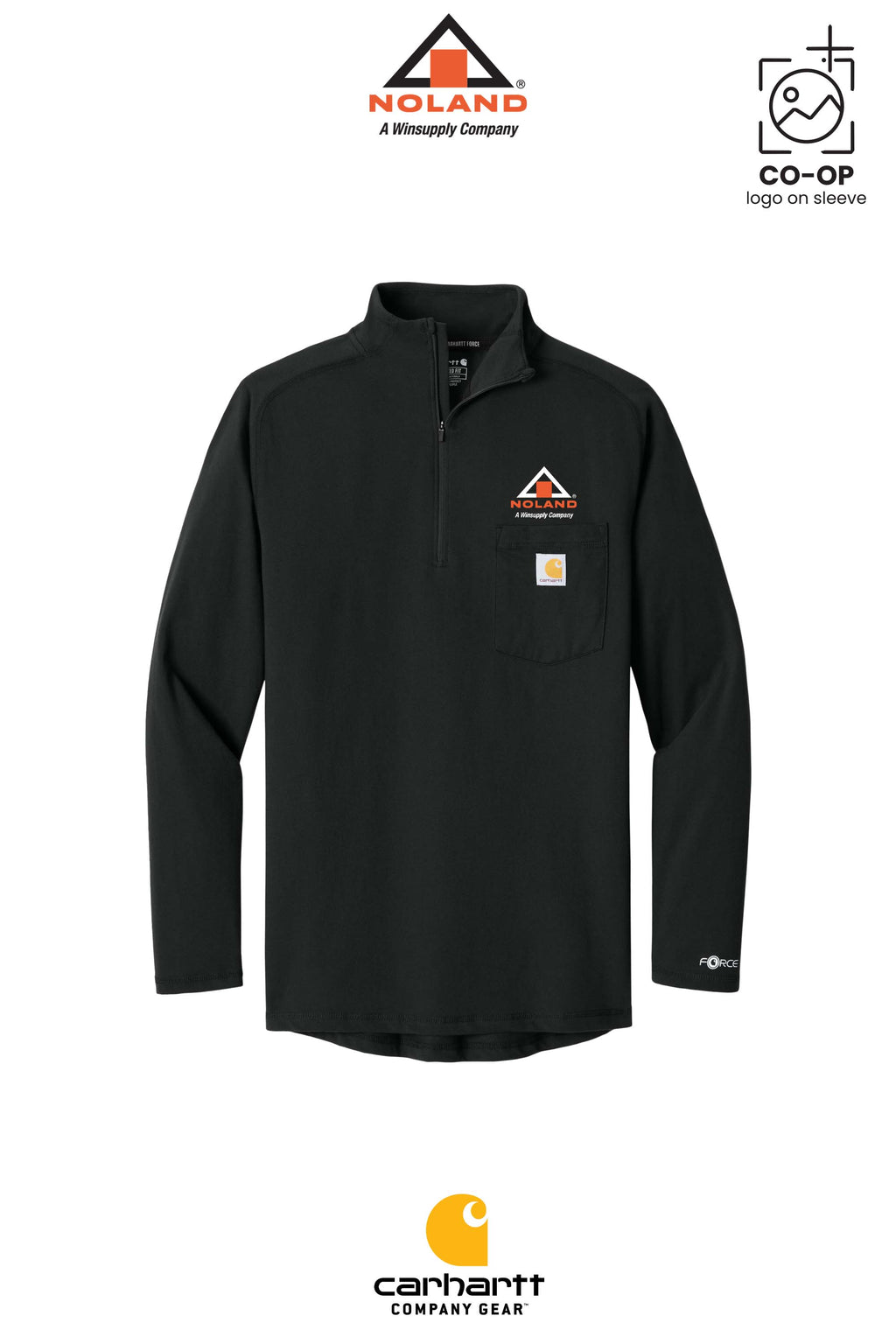 Carhartt Force® 1/4-Zip Long Sleeve T-Shirt - Noland of Augusta GA