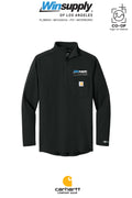 Carhartt Force® 1/4-Zip Long Sleeve T-Shirt - Winsupply of Los Angeles