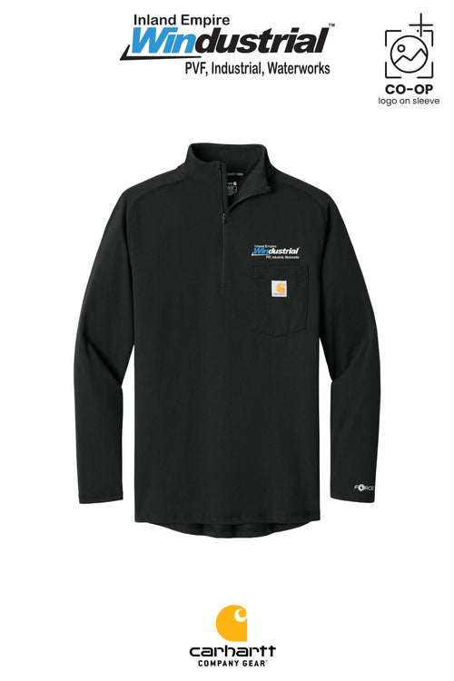 Carhartt Force® 1/4-Zip Long Sleeve T-Shirt - Inland Empire Windustrial