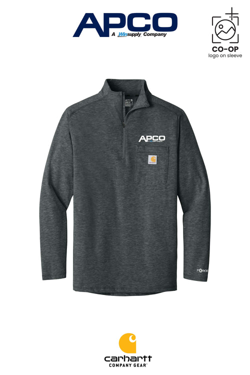Carhartt Force® 1/4-Zip Long Sleeve T-Shirt - APCO Supply - Indianapolis