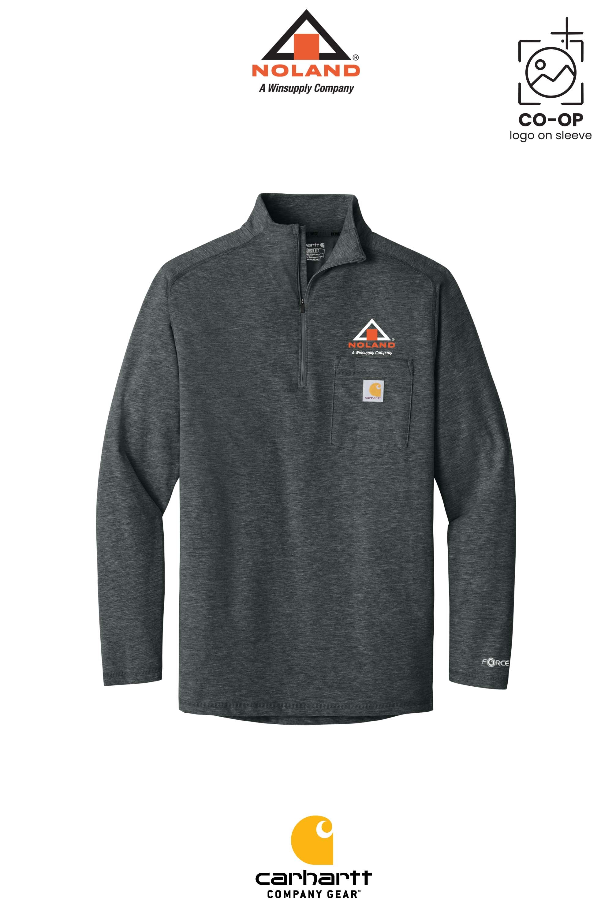 Carhartt Force® 1/4-Zip Long Sleeve T-Shirt - Noland of Augusta GA