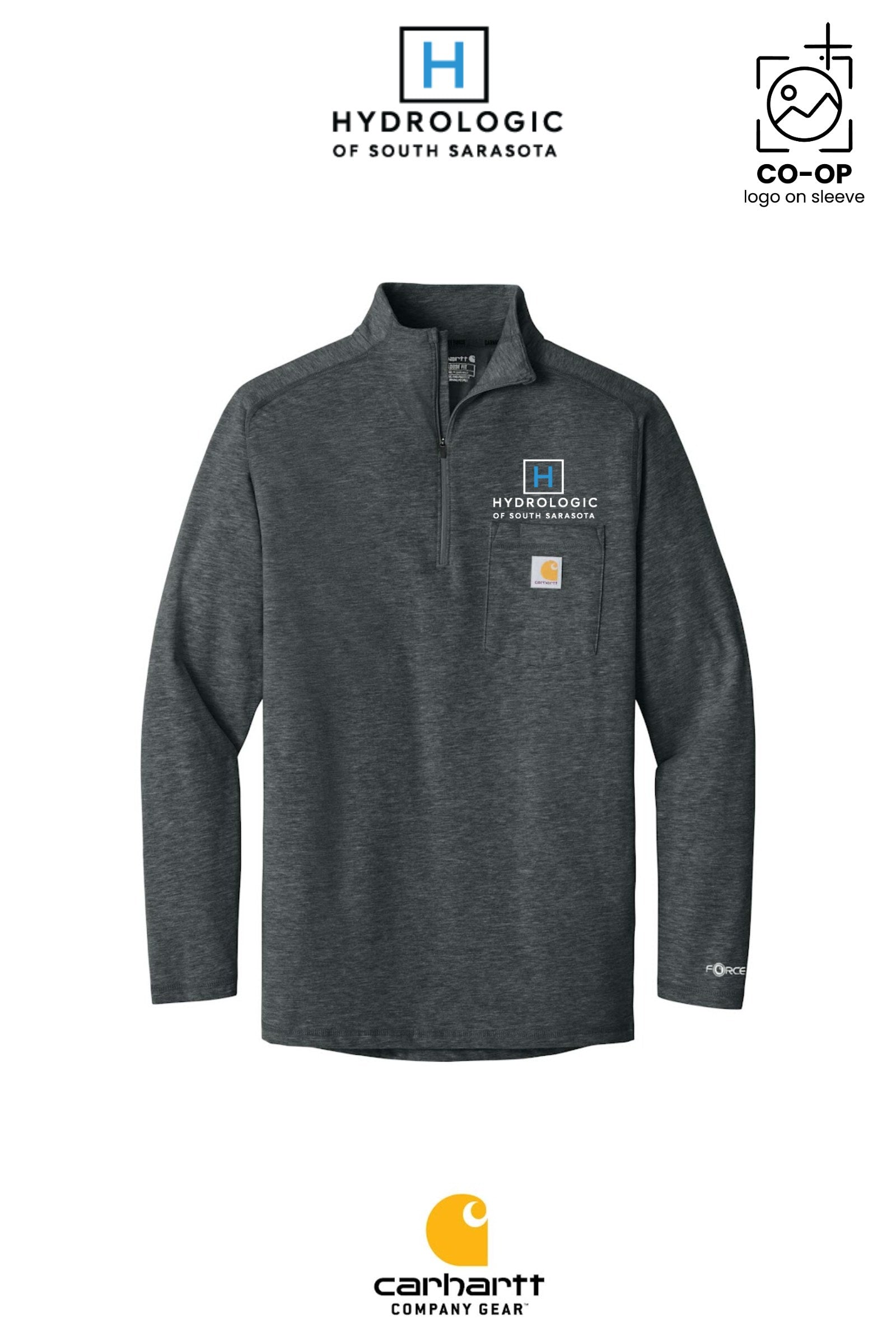 Carhartt Force® 1/4-Zip Long Sleeve T-Shirt - Winsupply Sarasota FL Co.