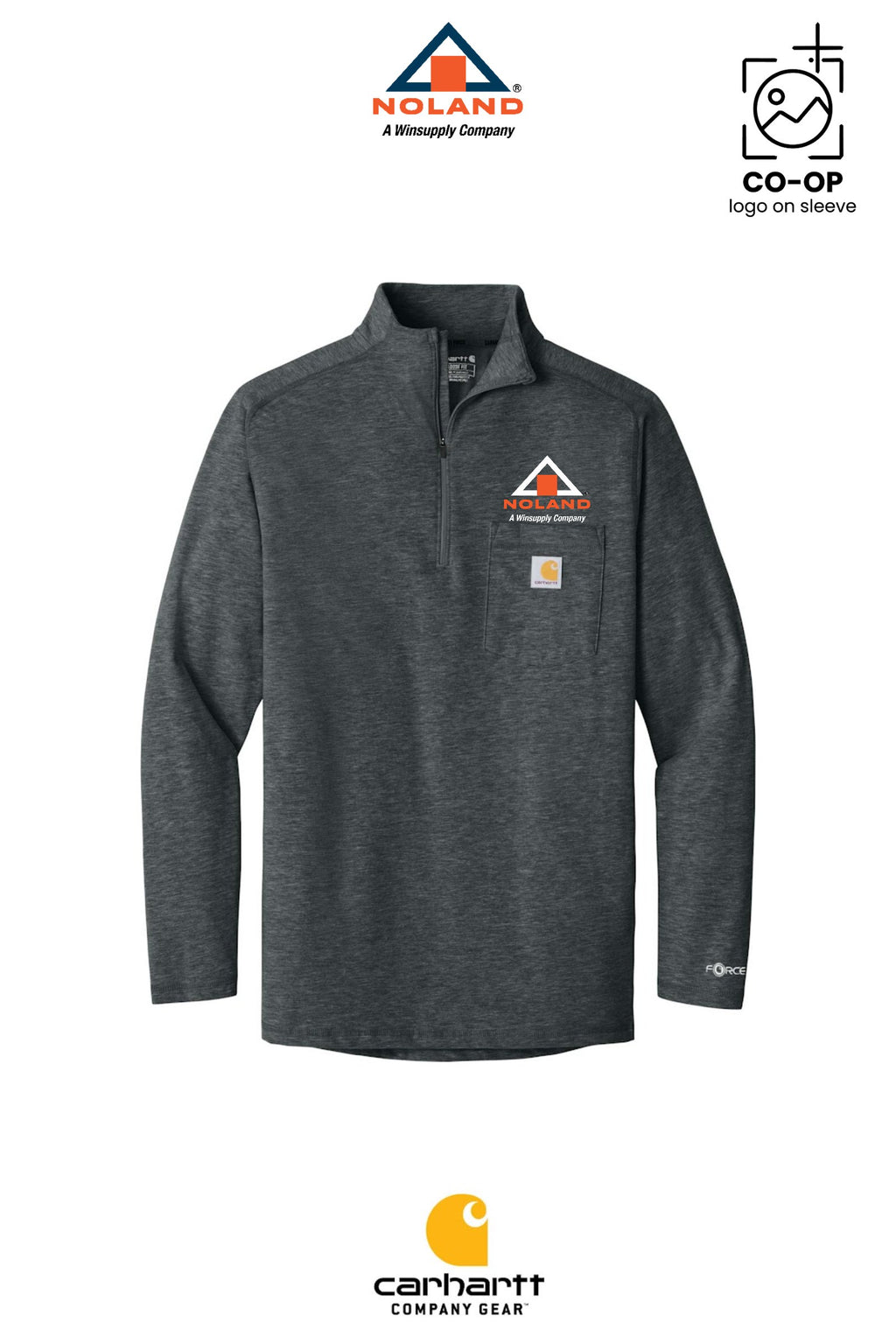 Carhartt Force® 1/4-Zip Long Sleeve T-Shirt - Harrison Noland