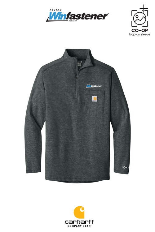 Carhartt Force® 1/4-Zip Long Sleeve T-Shirt - Dayton Winfastener