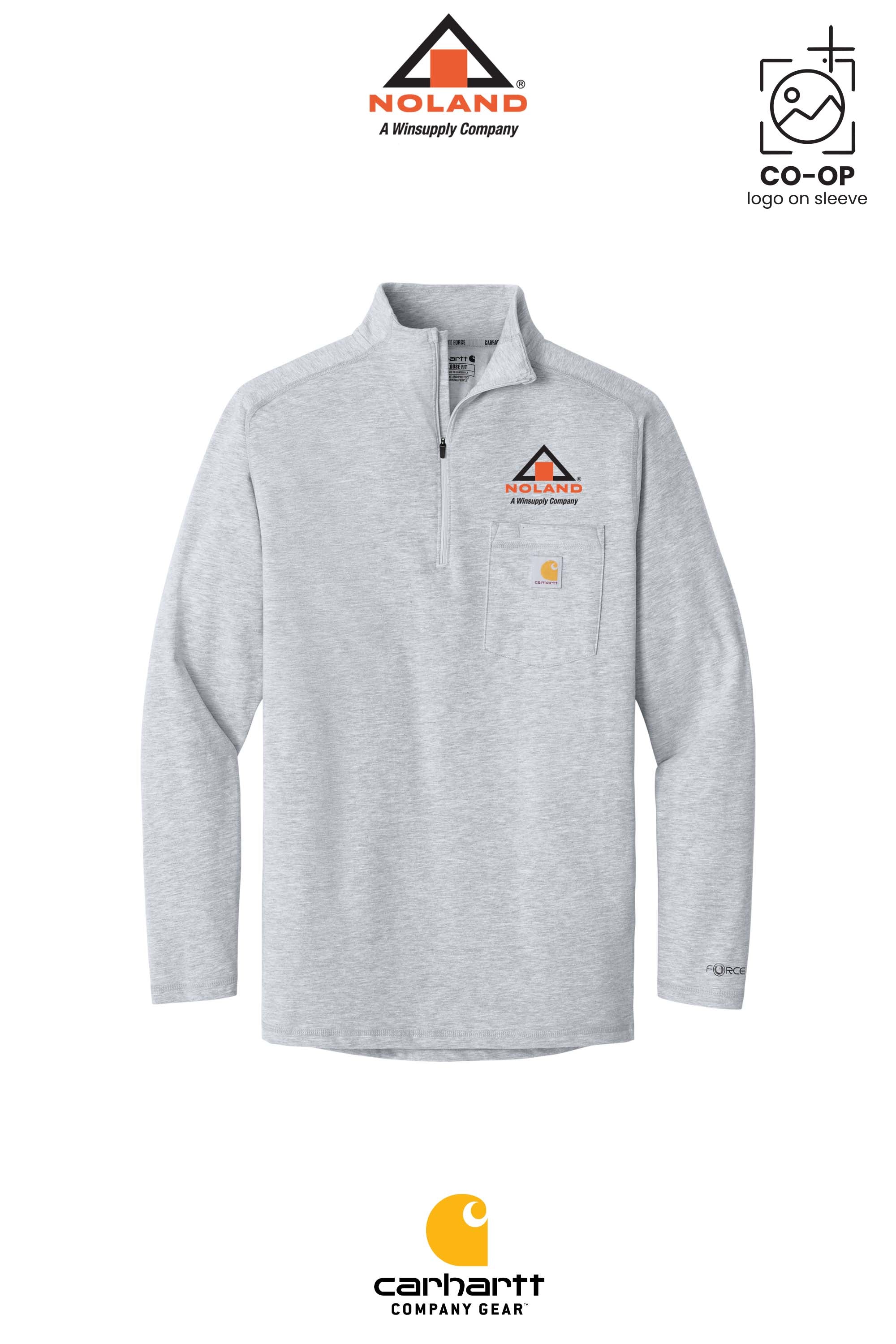 Carhartt Force® 1/4-Zip Long Sleeve T-Shirt - Noland of Augusta GA