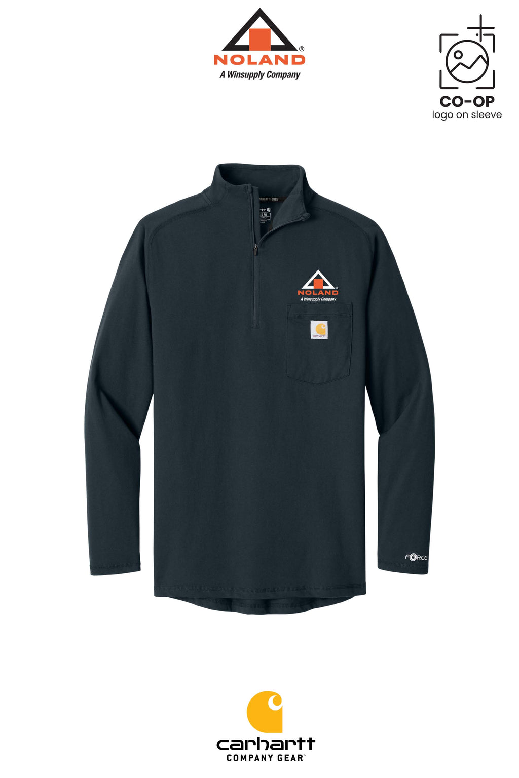 Carhartt Force® 1/4-Zip Long Sleeve T-Shirt - Noland of Augusta GA