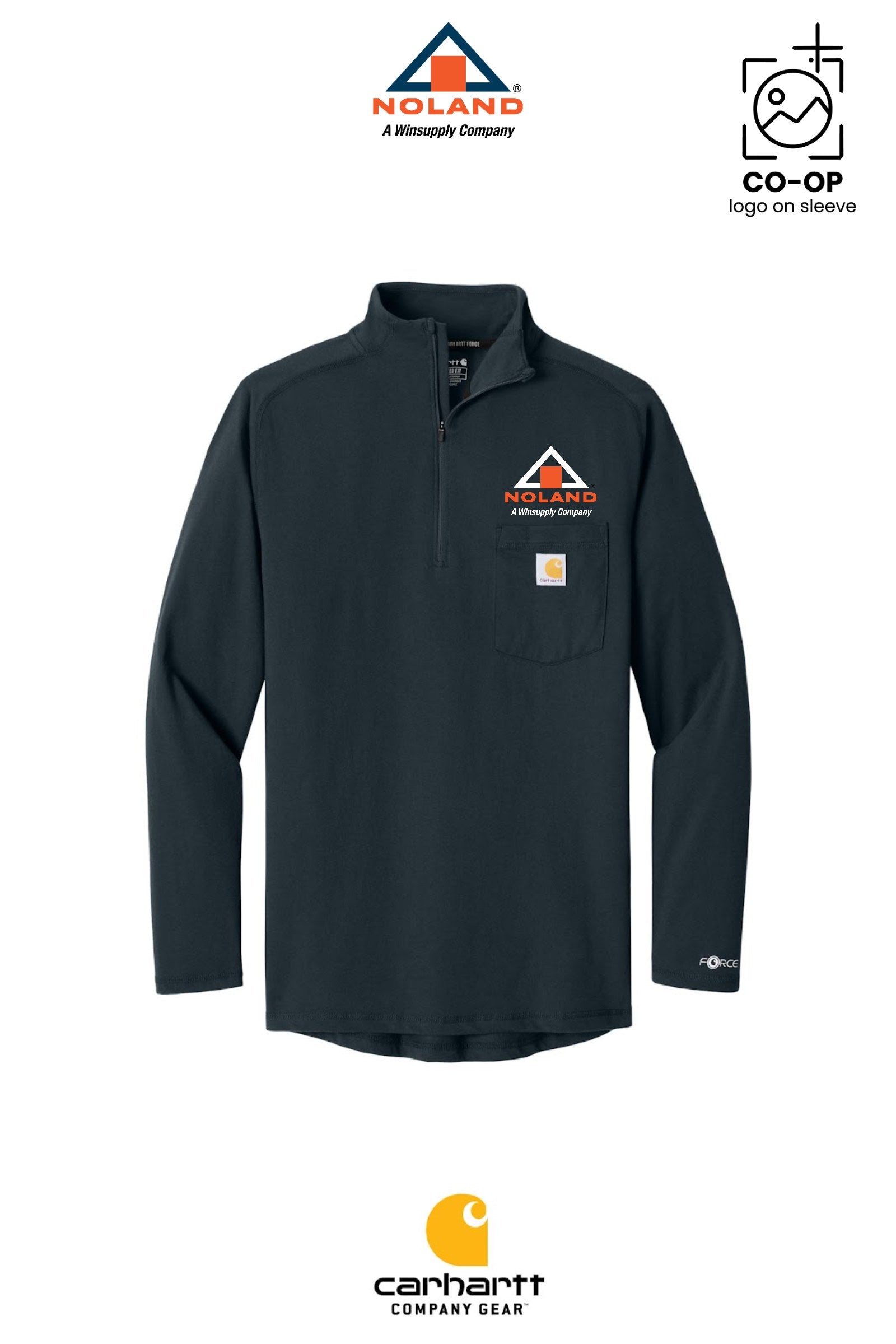 Carhartt Force® 1/4-Zip Long Sleeve T-Shirt - Harrison Noland