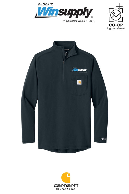 Carhartt Force® 1/4-Zip Long Sleeve T-Shirt - Phoenix Winsupply