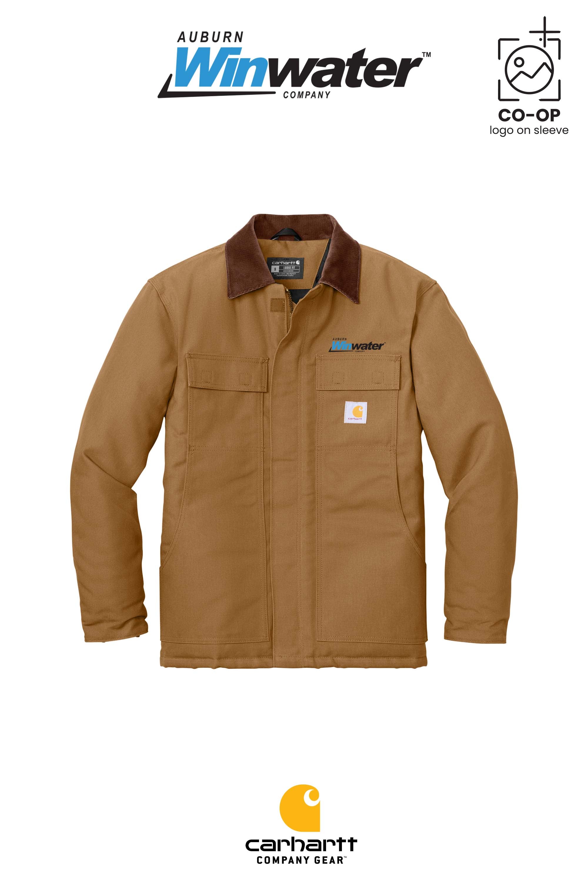 Carhartt® Duck Traditional Coat- Auburn Winwater
