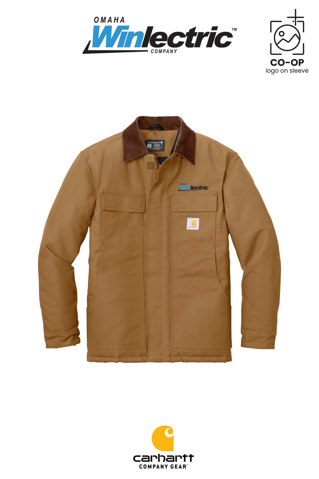 Carhartt® Duck Traditional Coat- Omaha Winlectric