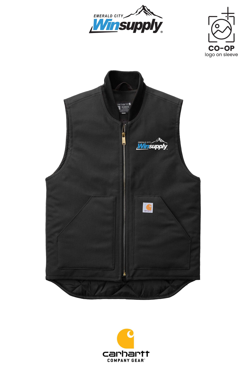 Carhartt® Duck Vest - Winsupply Emerald City