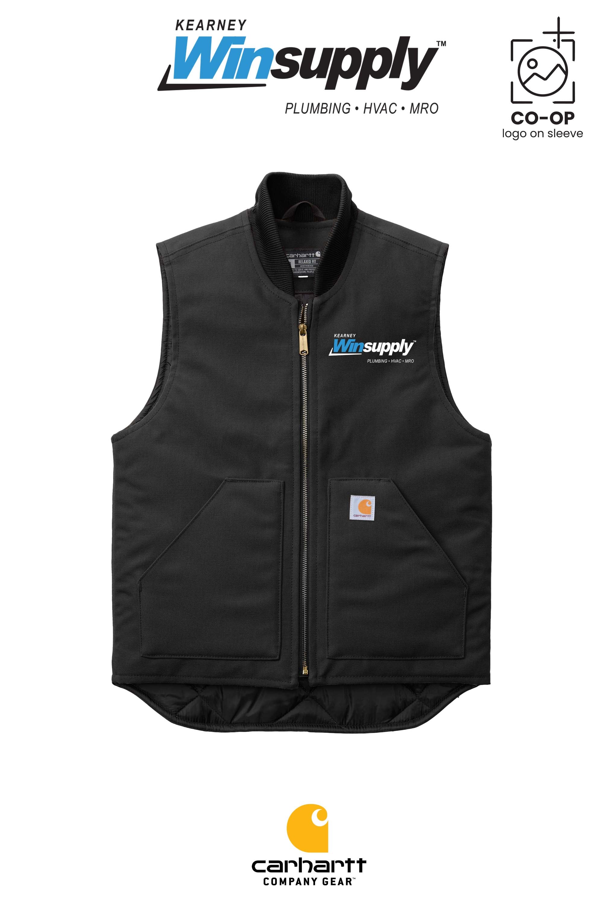 Carhartt® Duck Vest - Kearney Winsupply