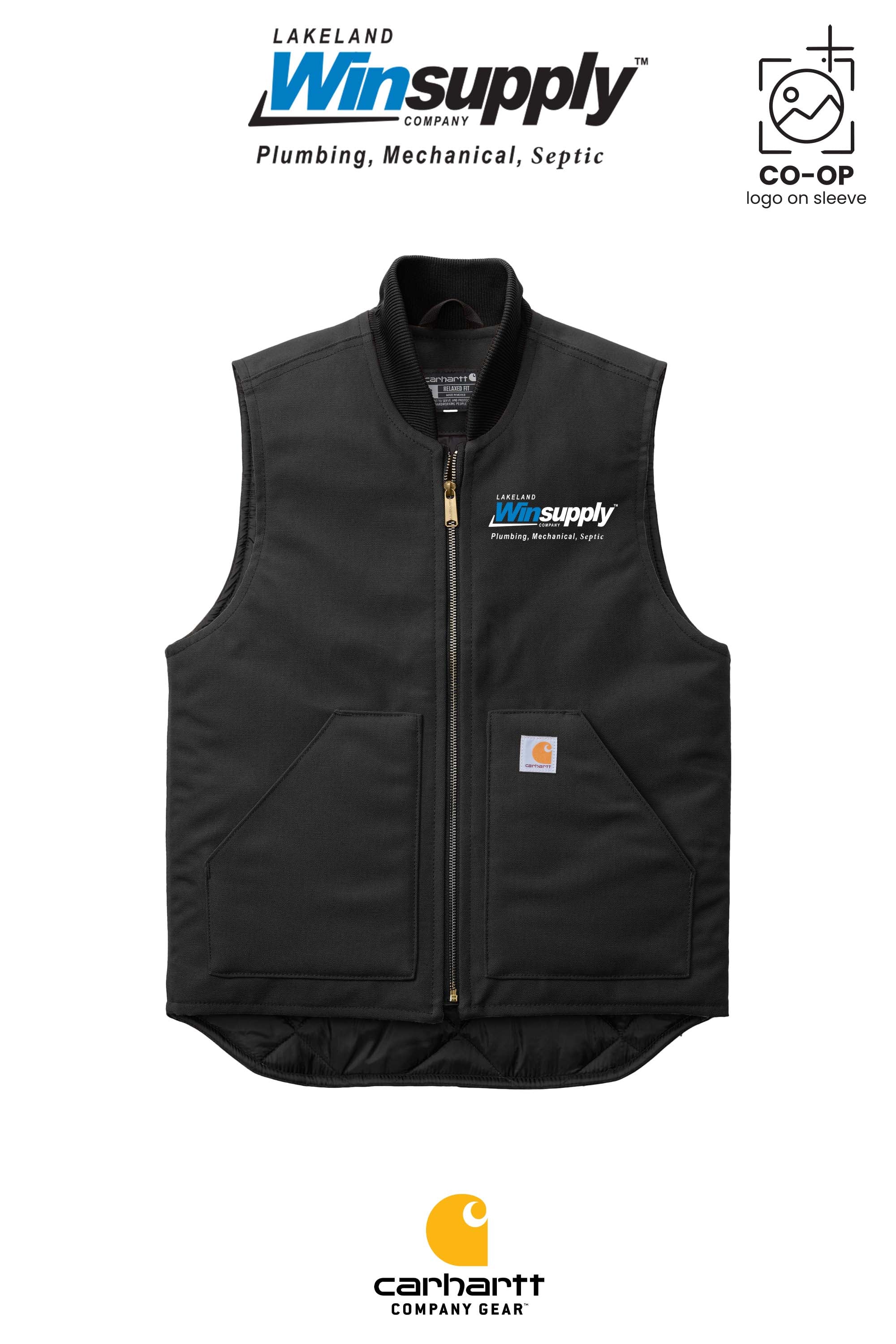 Carhartt® Duck Vest - Lakeland Winsupply