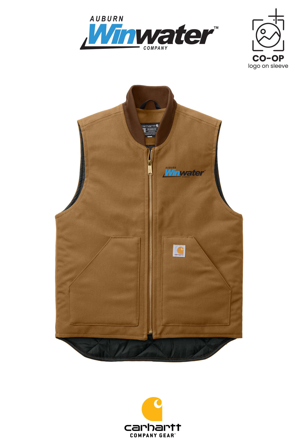 Carhartt® Duck Vest - Auburn Winwater