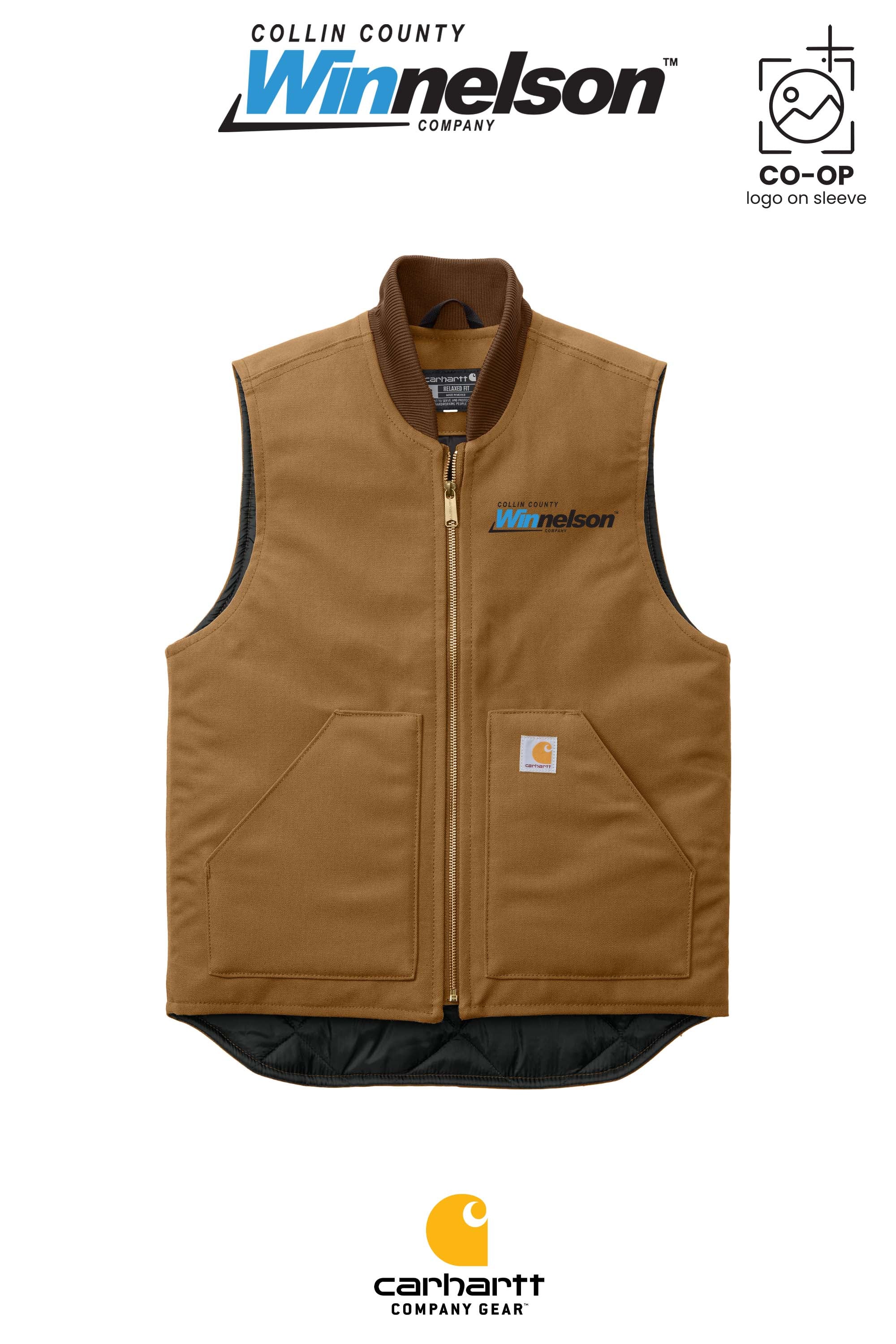 Carhartt® Duck Vest - Collin County Winnelson