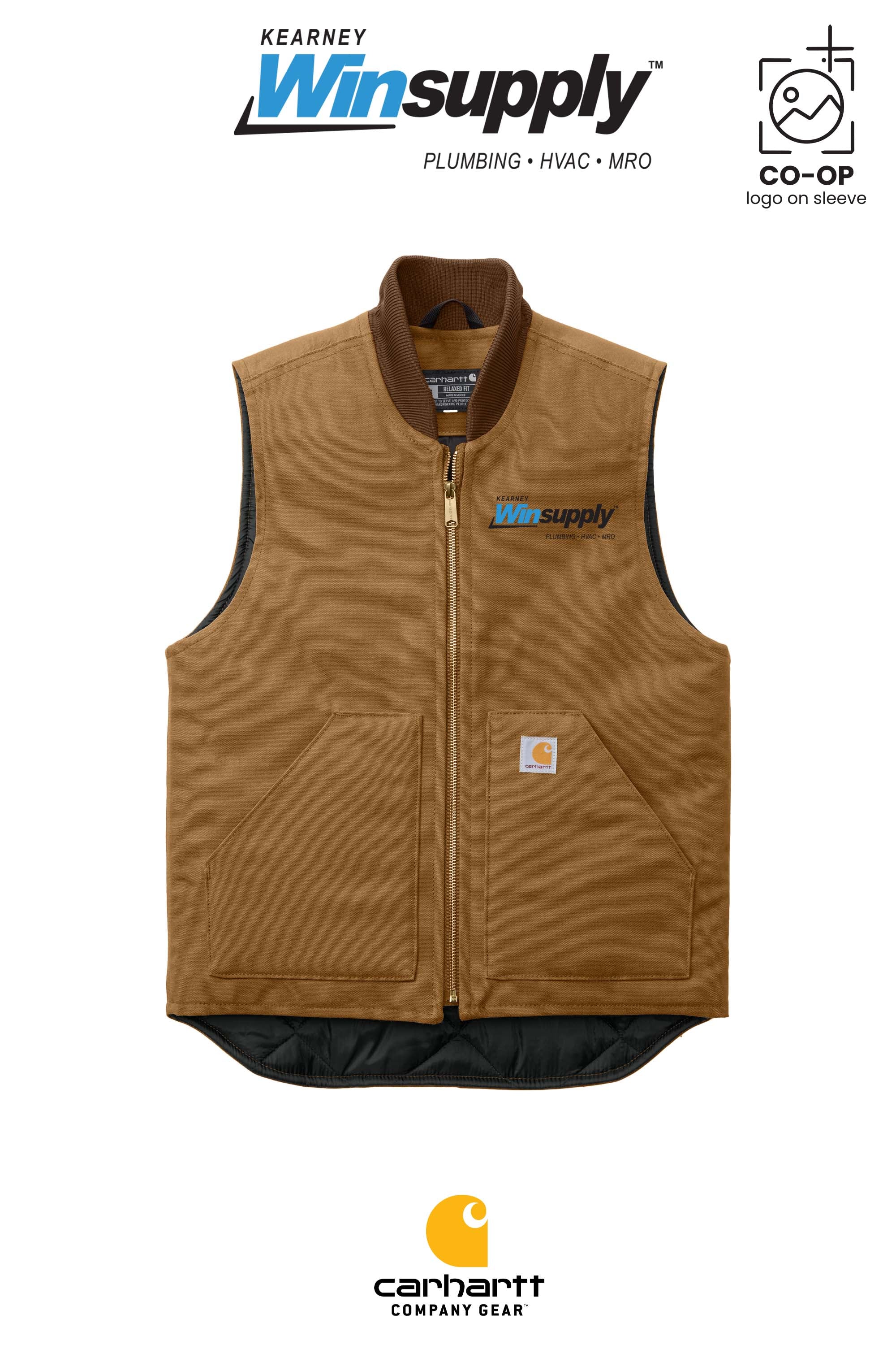 Carhartt® Duck Vest - Kearney Winsupply