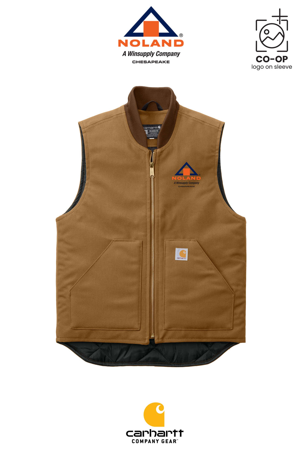 Carhartt® Duck Vest - Noland Company Chesapeake