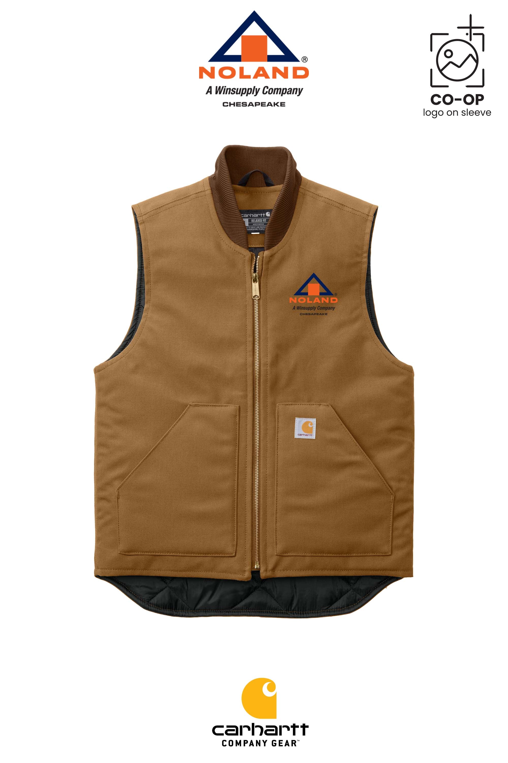 Carhartt® Duck Vest - Noland Company Chesapeake