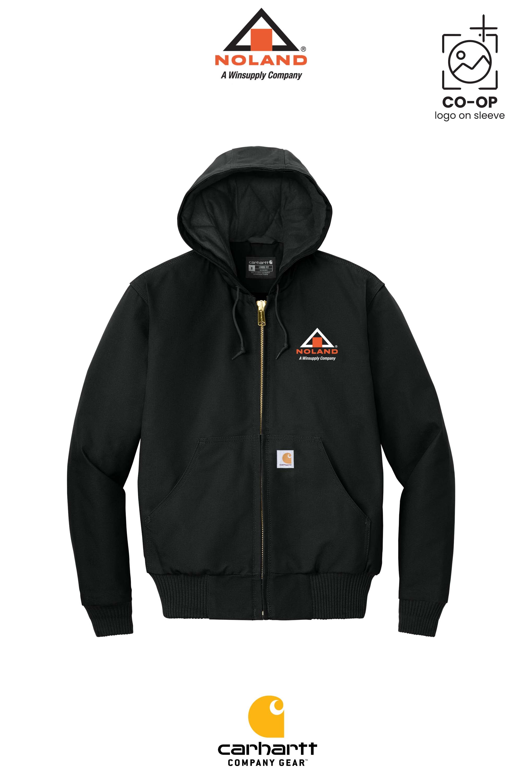 Carhartt® Quilted-Flannel-Lined Duck Active Jac - Noland of Augusta GA
