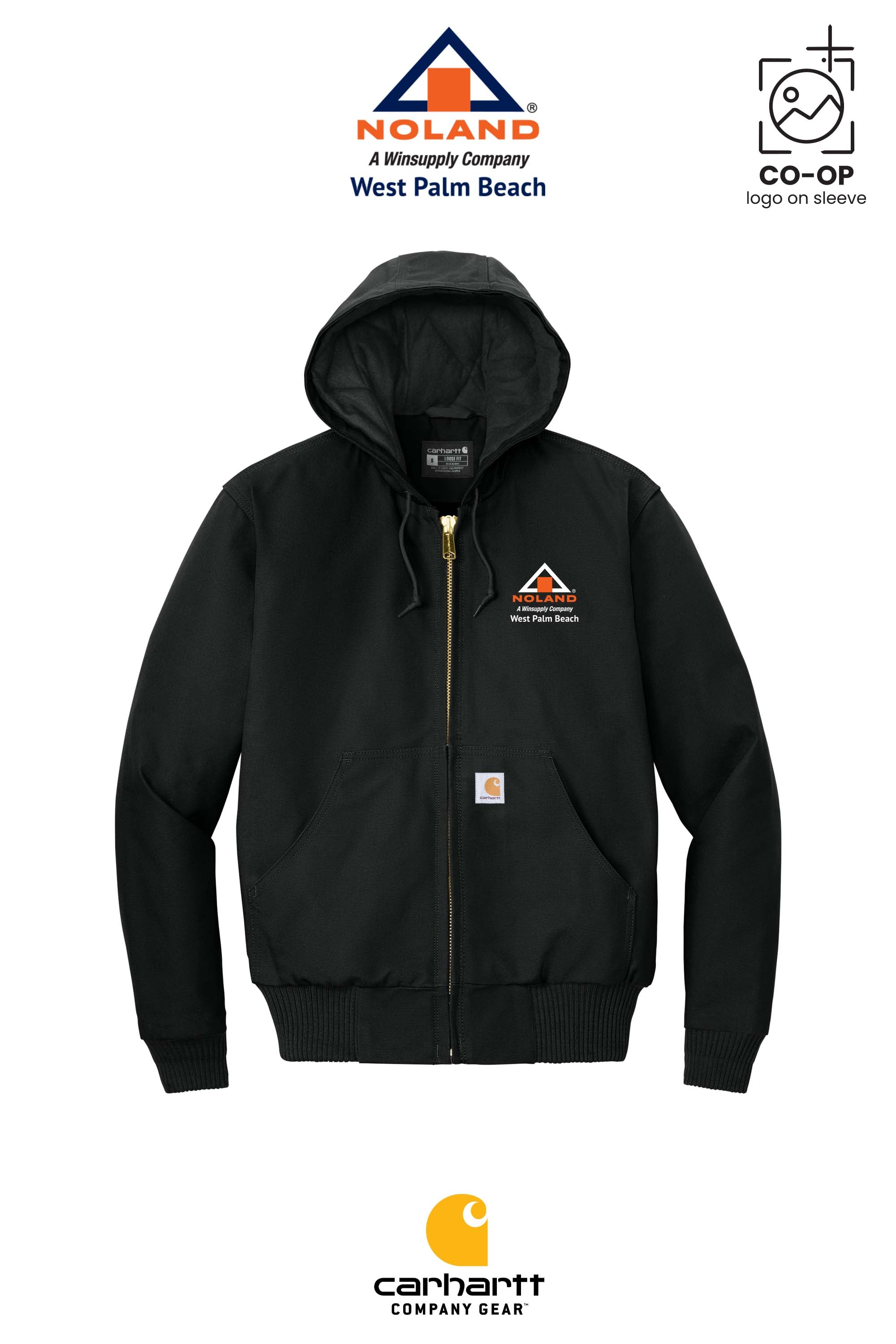 Carhartt® Quilted-Flannel-Lined Duck Active Jac - Noland West Palm Beach