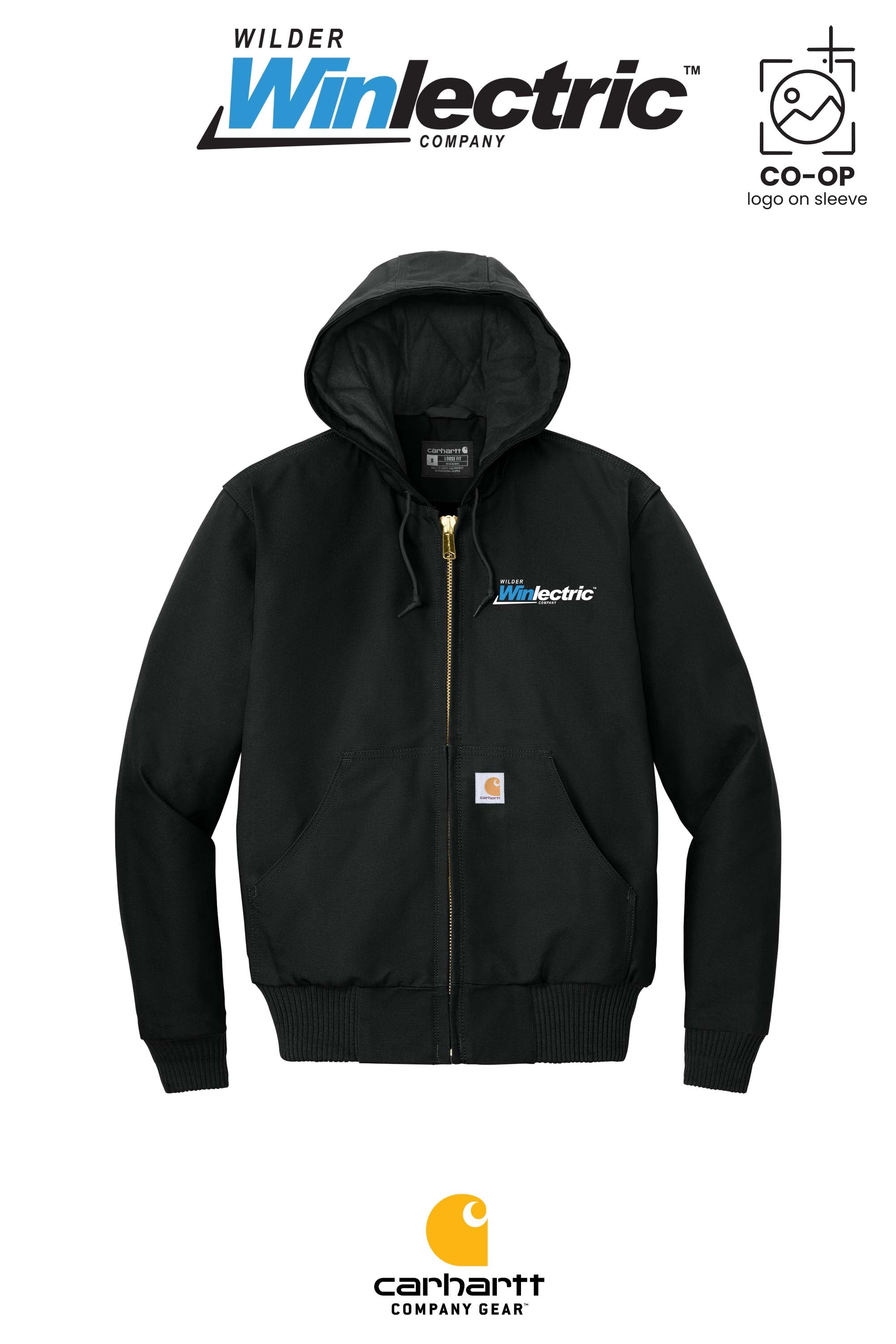 Carhartt® Quilted-Flannel-Lined Duck Active Jac - Wilder Winlectric