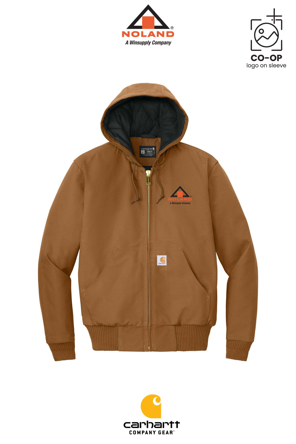 Carhartt® Quilted-Flannel-Lined Duck Active Jac - Noland of Augusta GA