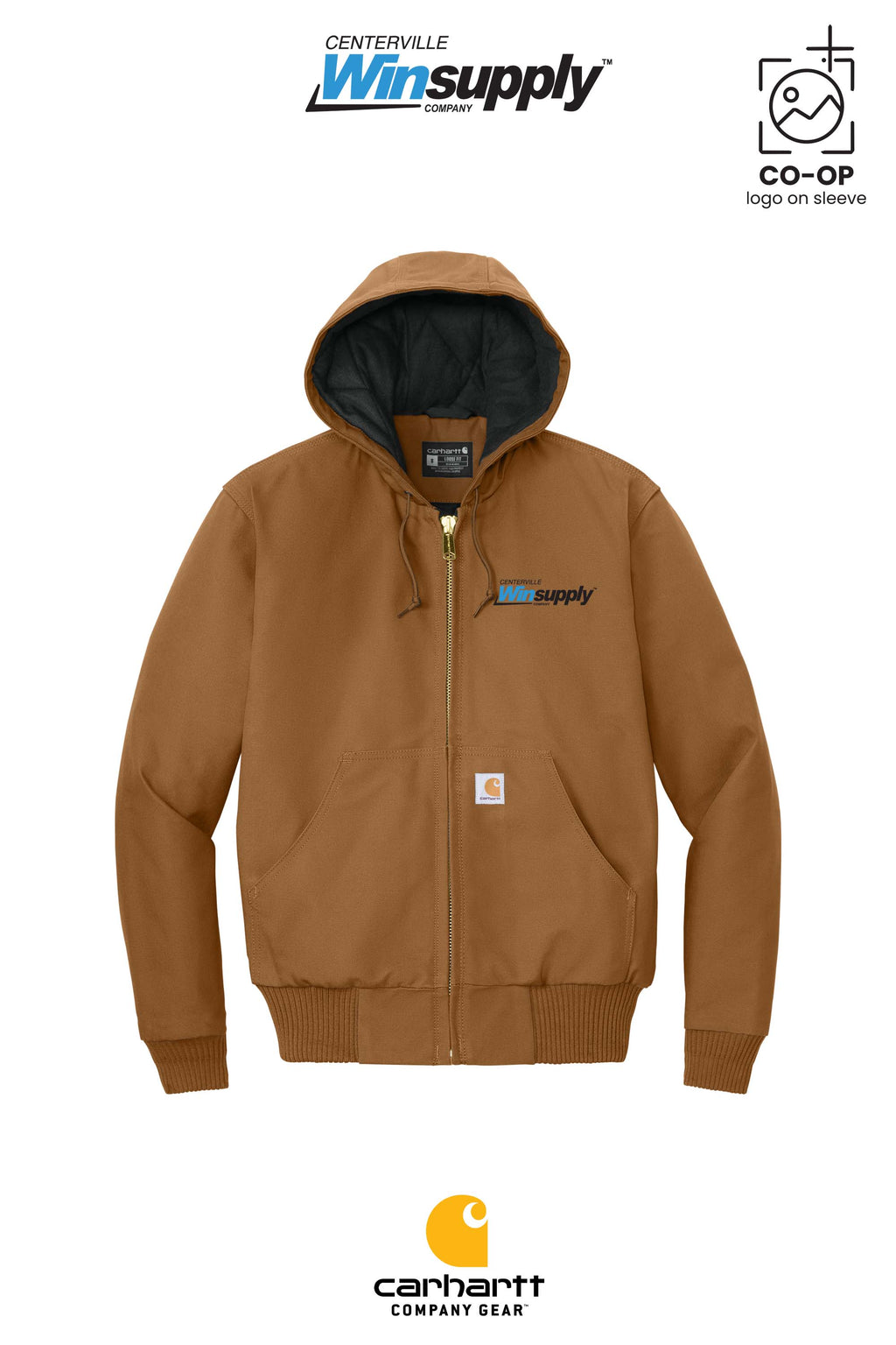 Carhartt® Quilted-Flannel-Lined Duck Active Jac - Winsupply Centerville OH