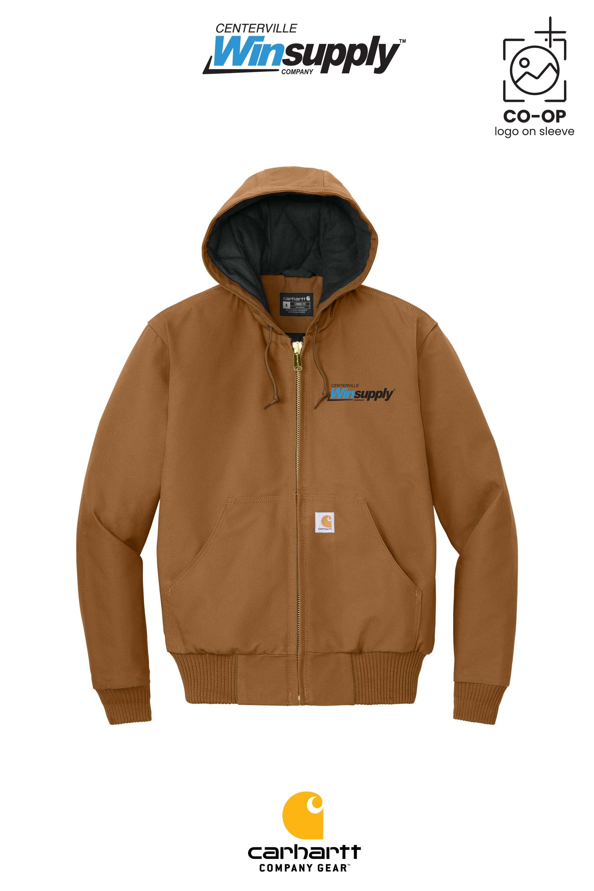 Carhartt® Quilted-Flannel-Lined Duck Active Jac - Winsupply Centerville OH