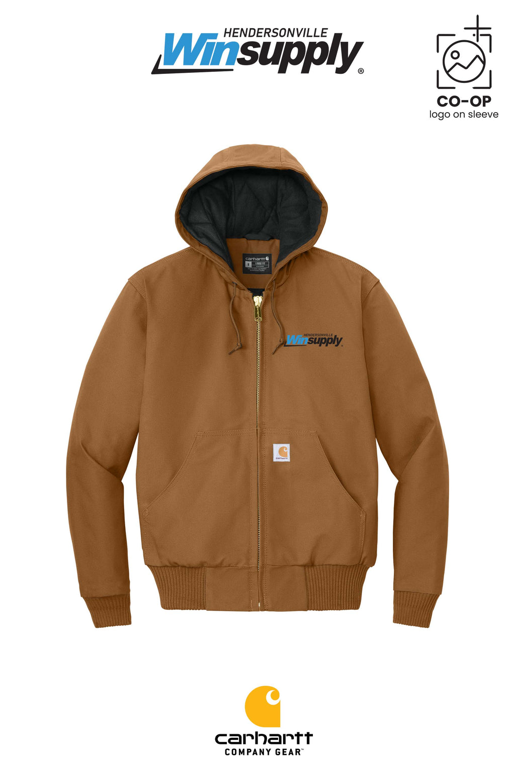 Carhartt® Quilted-Flannel-Lined Duck Active Jac - Winsupply of Hendersonville