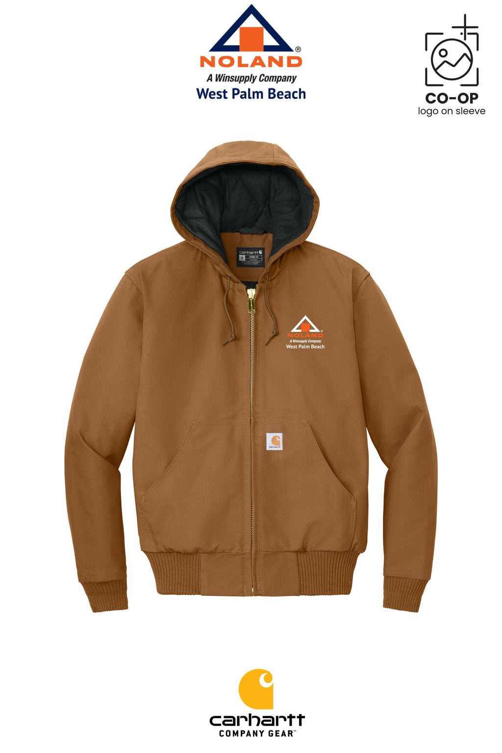 Carhartt® Quilted-Flannel-Lined Duck Active Jac - Noland West Palm Beach