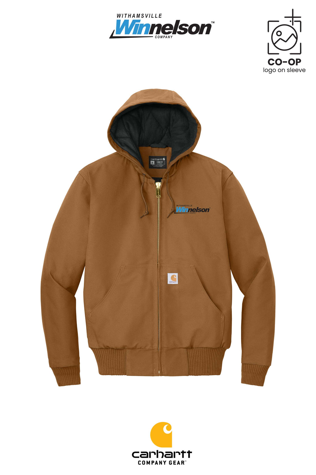 Carhartt® Quilted-Flannel-Lined Duck Active Jac - Withamsville Winnelson