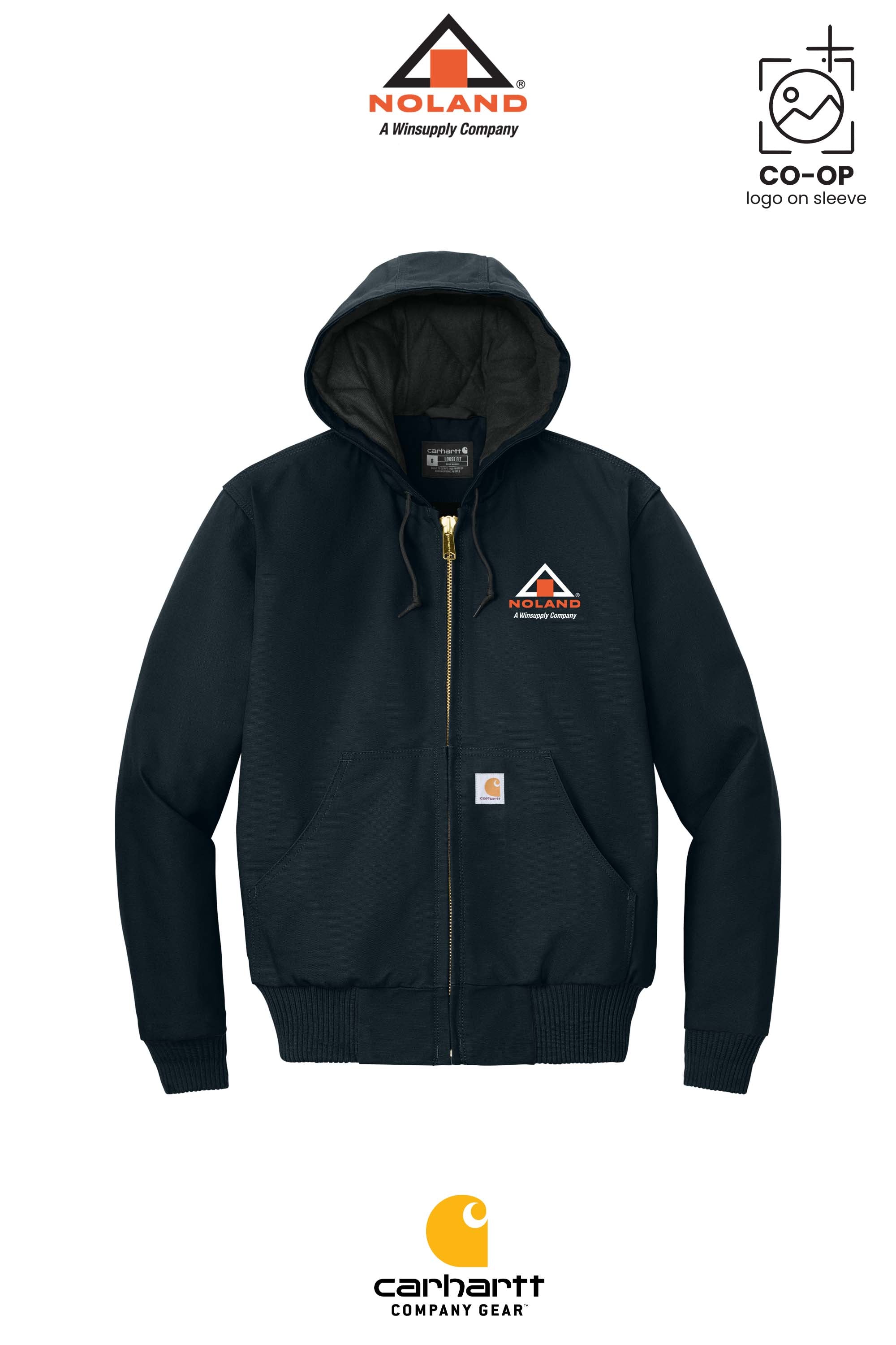 Carhartt® Quilted-Flannel-Lined Duck Active Jac - Noland of Augusta GA