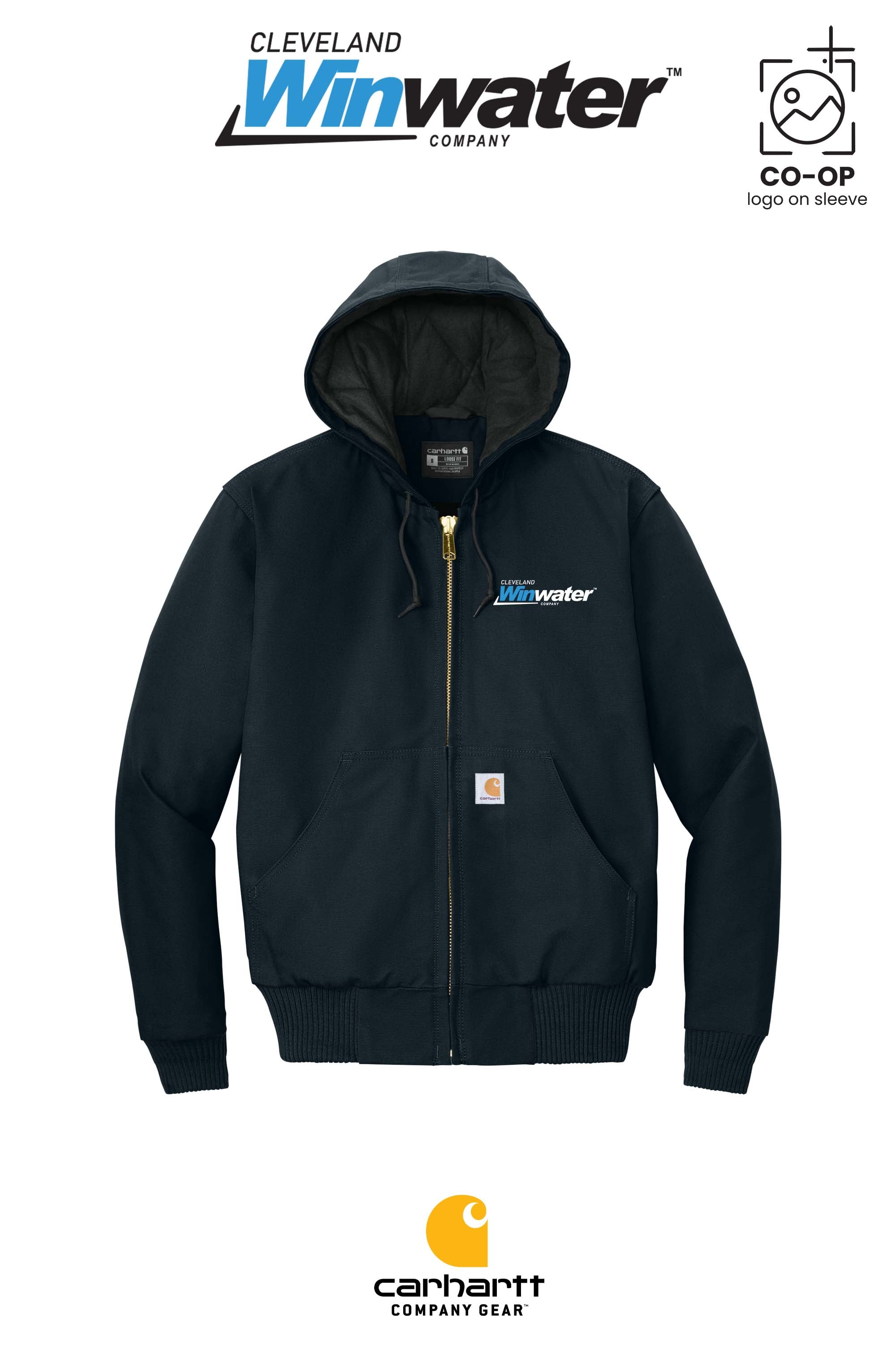 Carhartt® Quilted-Flannel-Lined Duck Active Jac - Winwater of Cleveland
