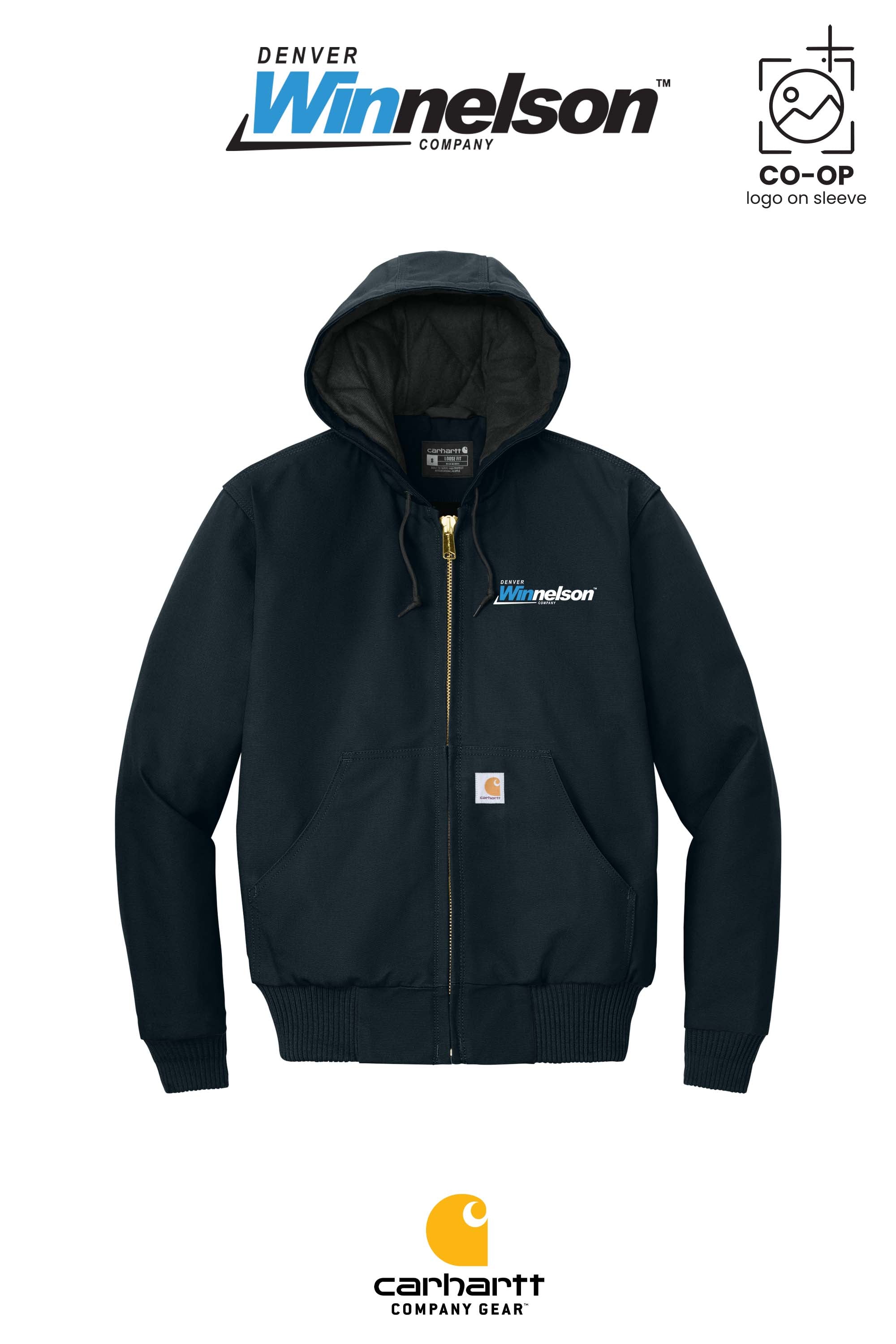 Carhartt® Quilted-Flannel-Lined Duck Active Jac - Denver Winnelson