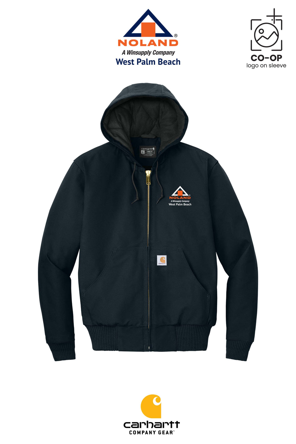 Carhartt® Quilted-Flannel-Lined Duck Active Jac - Noland West Palm Beach