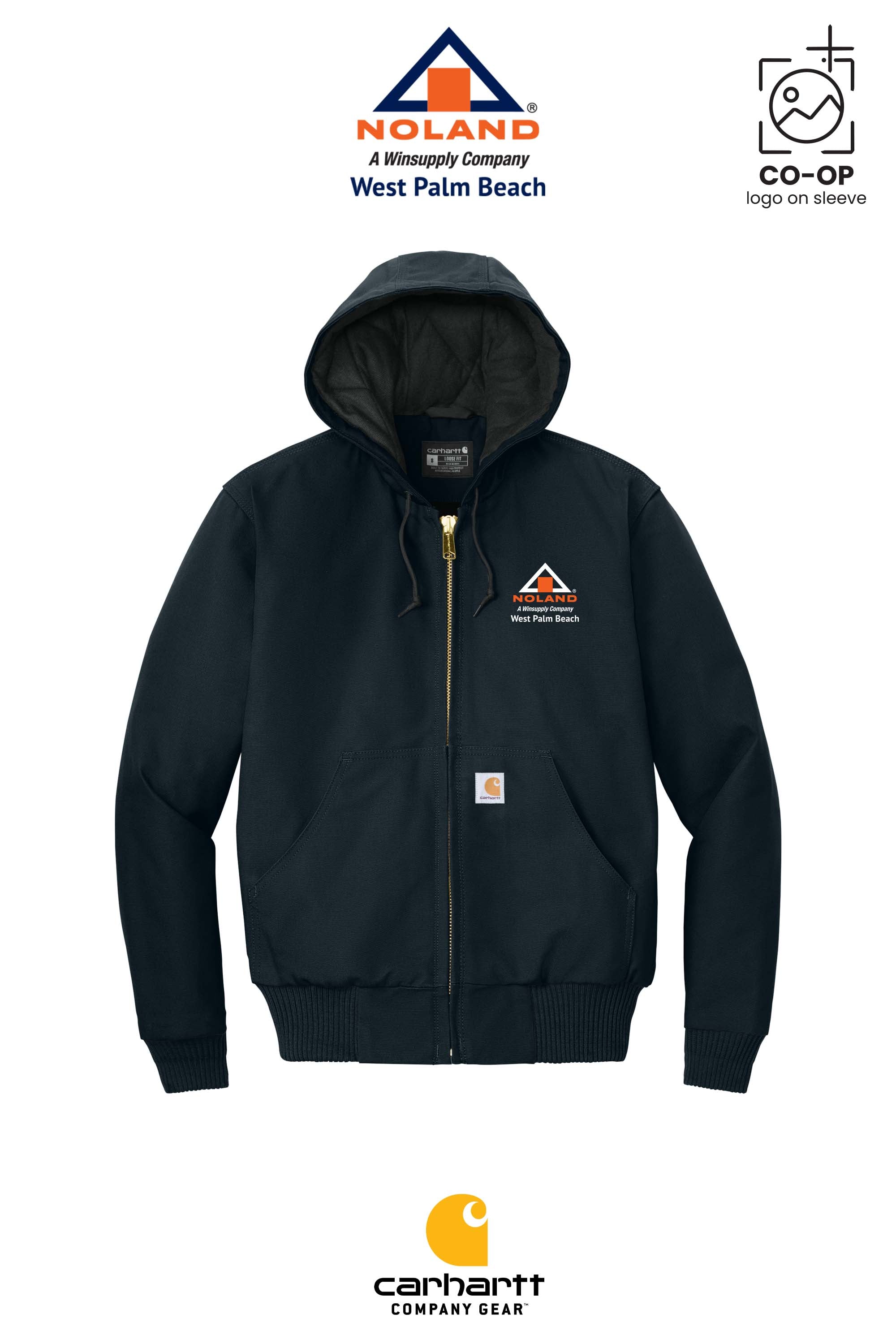 Carhartt® Quilted-Flannel-Lined Duck Active Jac - Noland West Palm Beach