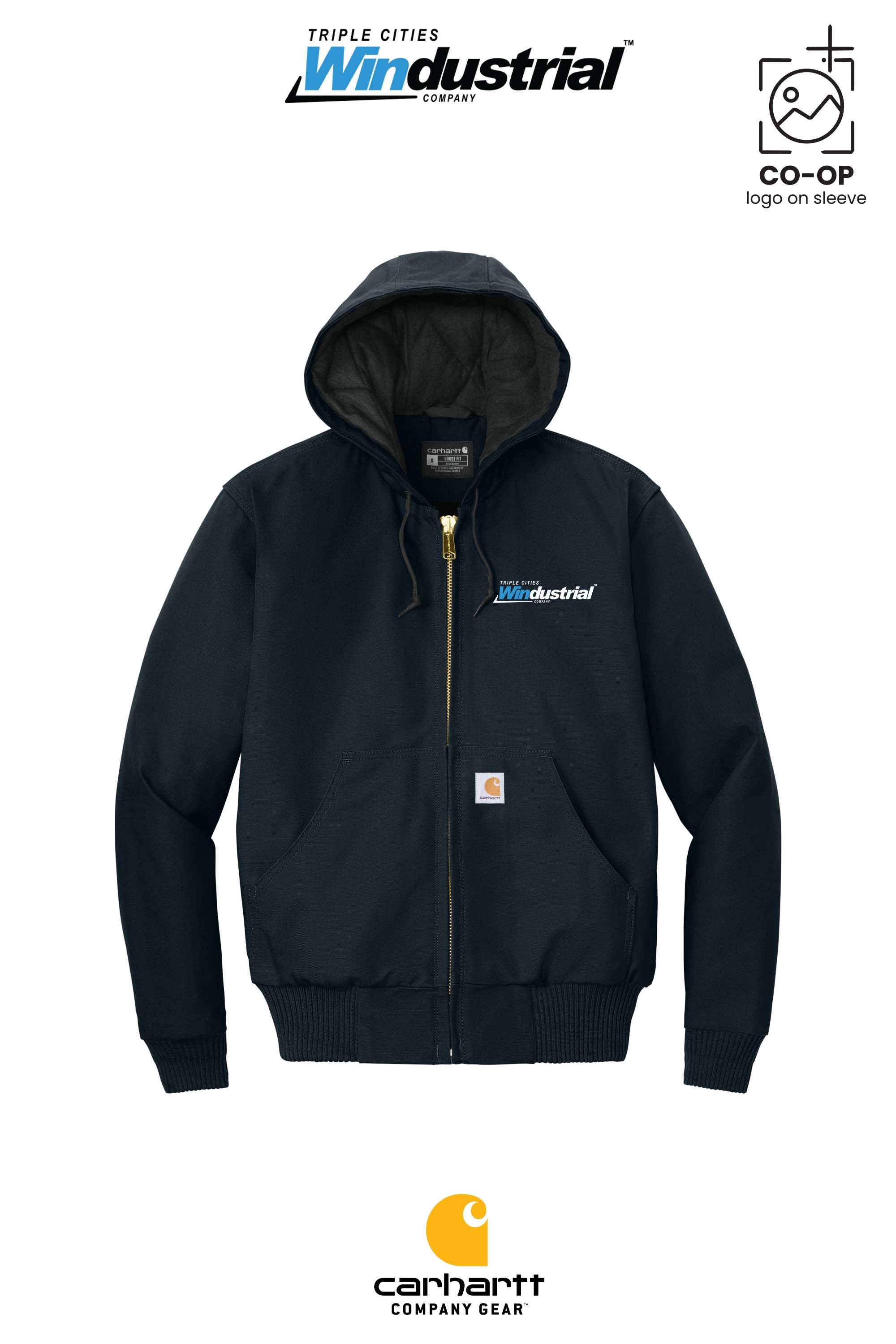 Carhartt® Quilted-Flannel-Lined Duck Active Jac - Windustrial Triple Cities