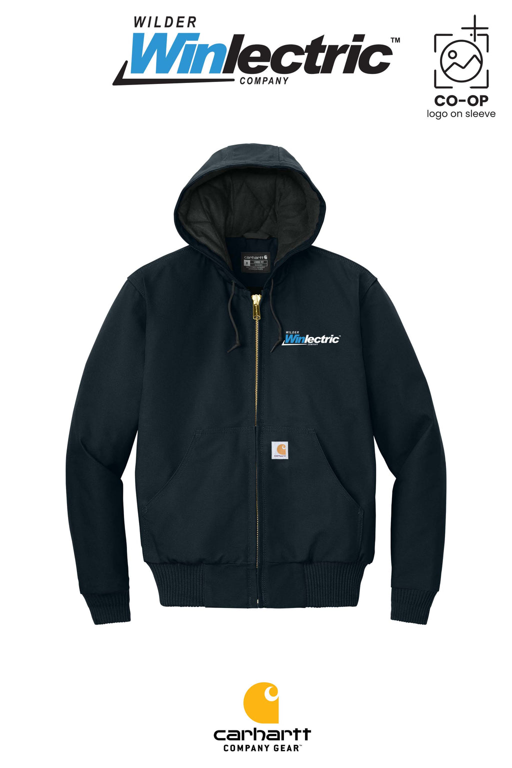 Carhartt® Quilted-Flannel-Lined Duck Active Jac - Wilder Winlectric