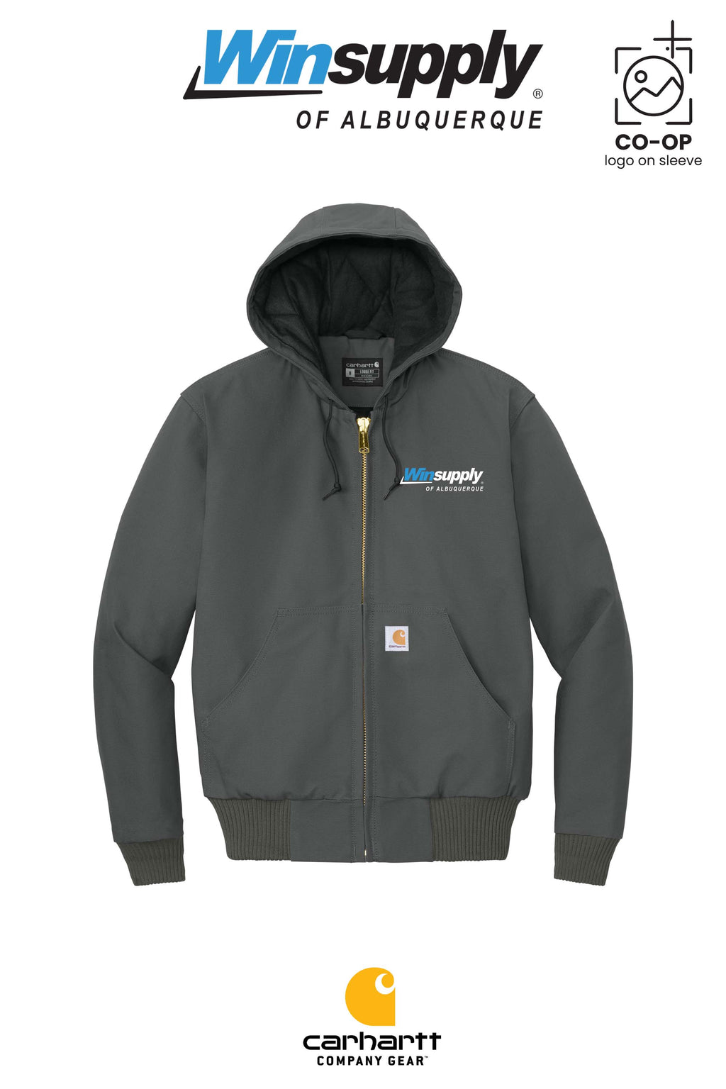 Carhartt® Quilted-Flannel-Lined Duck Active Jac - Winsupply of Albuquerque