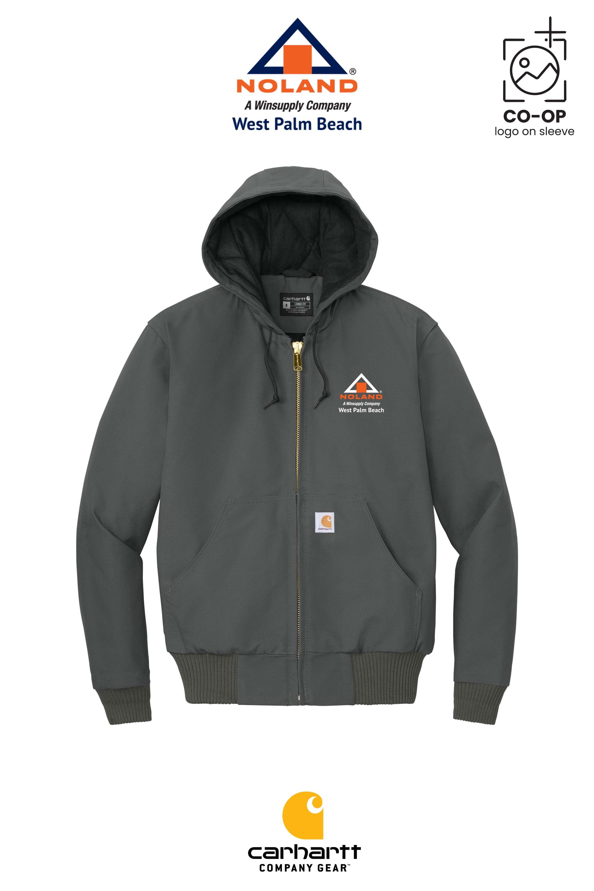 Carhartt® Quilted-Flannel-Lined Duck Active Jac - Noland West Palm Beach
