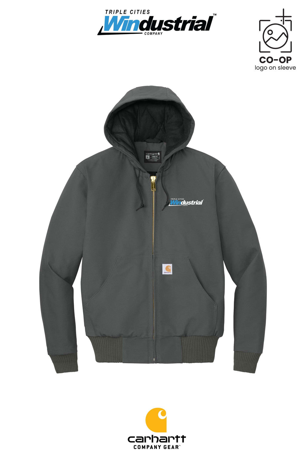 Carhartt® Quilted-Flannel-Lined Duck Active Jac - Windustrial Triple Cities