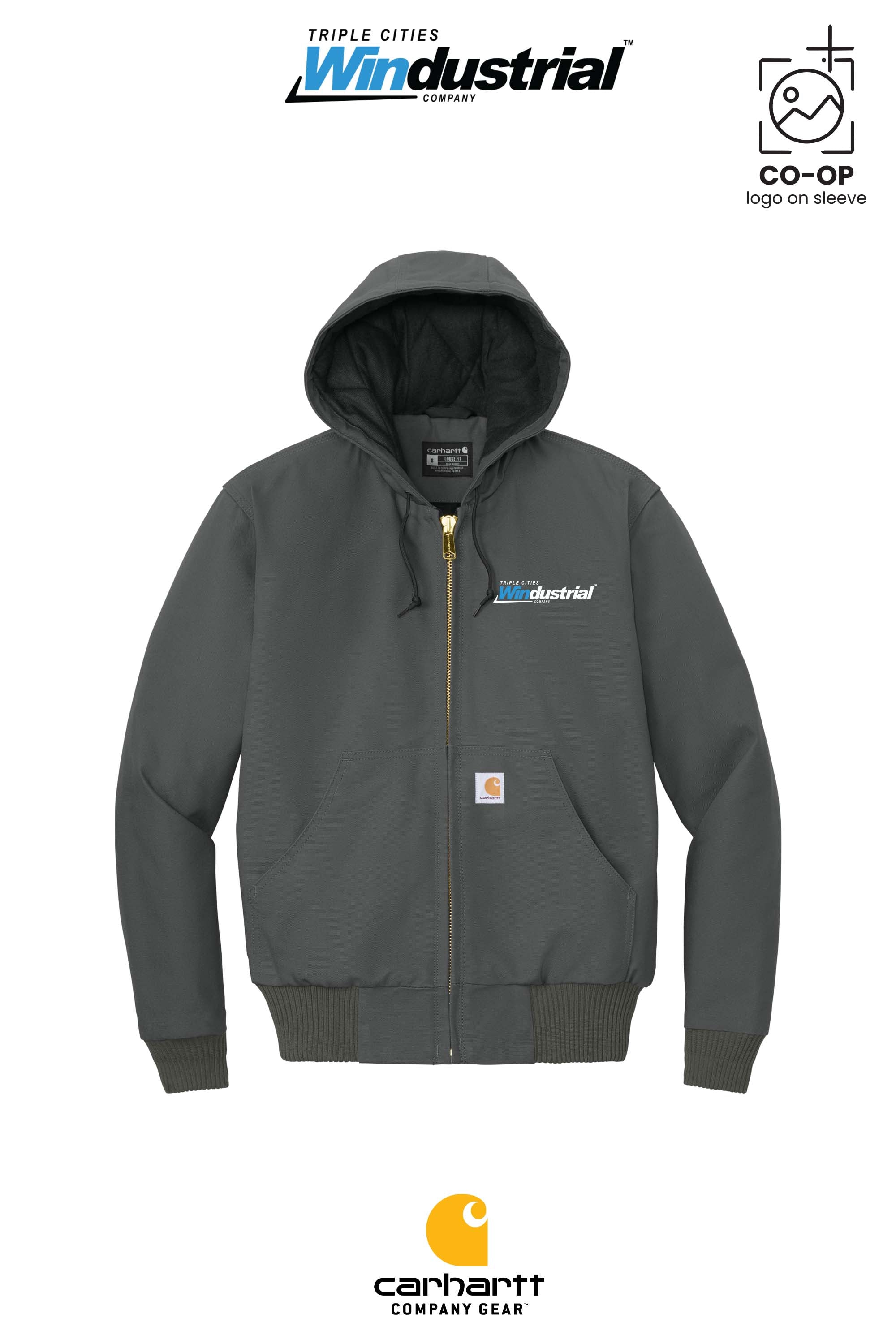 Carhartt® Quilted-Flannel-Lined Duck Active Jac - Windustrial Triple Cities