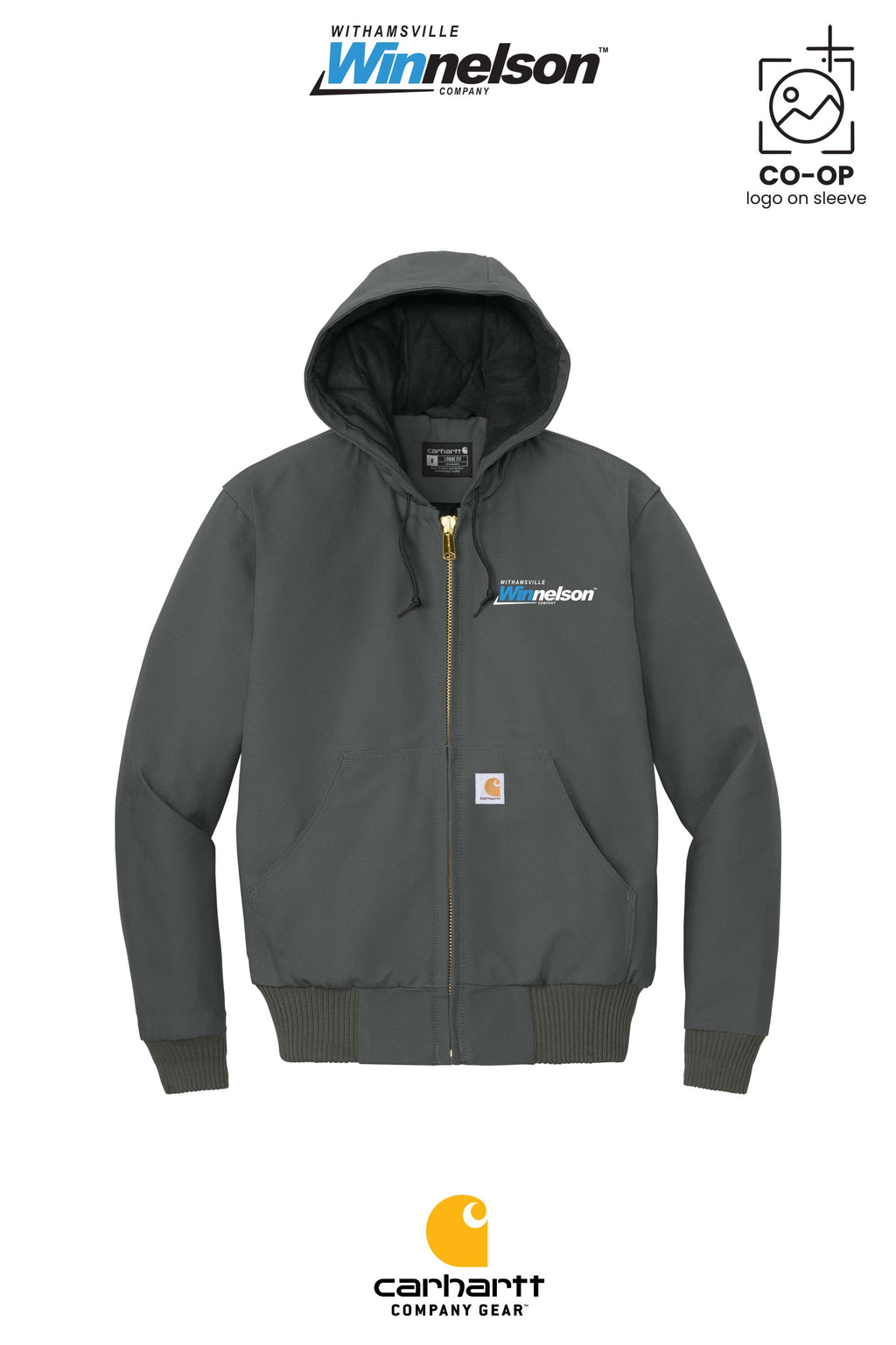 Carhartt® Quilted-Flannel-Lined Duck Active Jac - Withamsville Winnelson