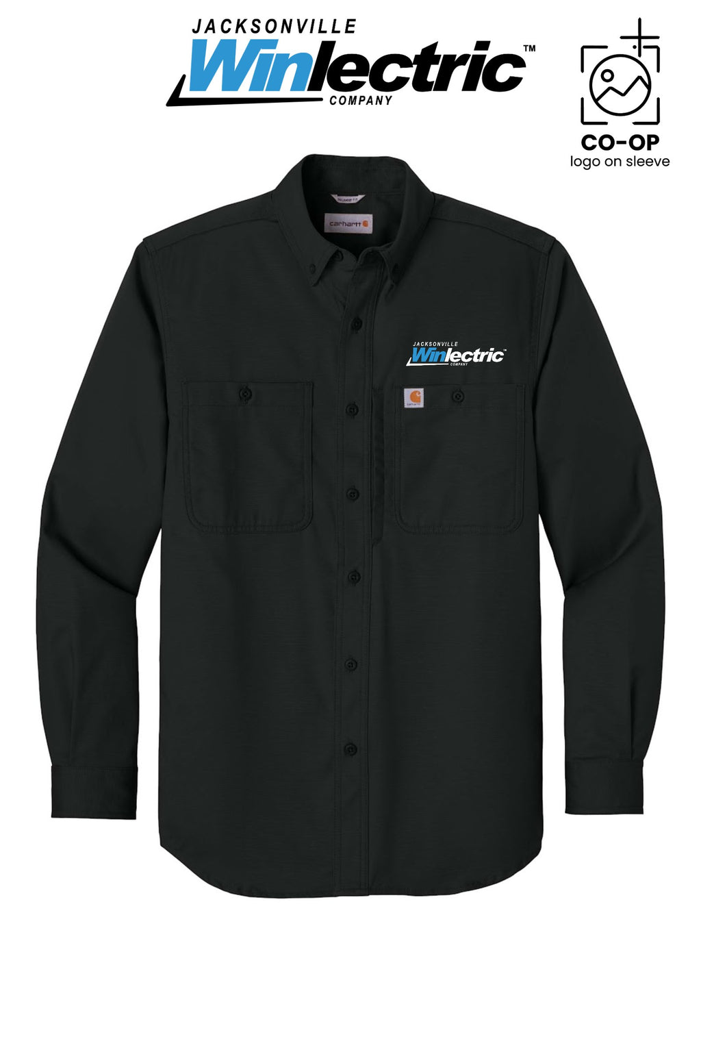 Carhartt® Rugged Professional™ Series Long Sleeve Shirt - Jacksonville Winlectric