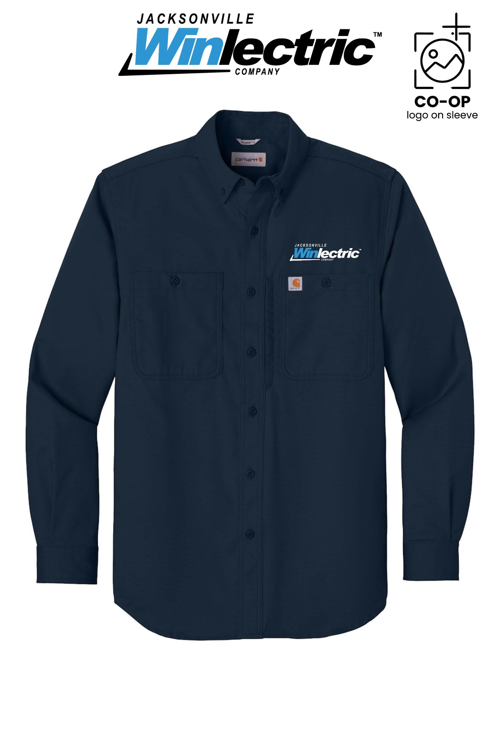 Carhartt® Rugged Professional™ Series Long Sleeve Shirt - Jacksonville Winlectric