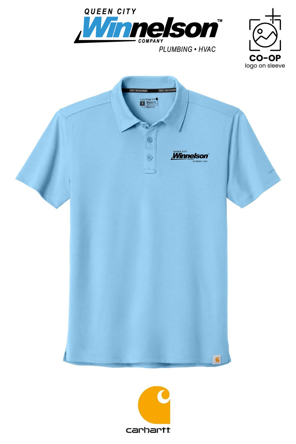 Carhartt Force® Sun Defender™ Polo - Queen City Winnelson