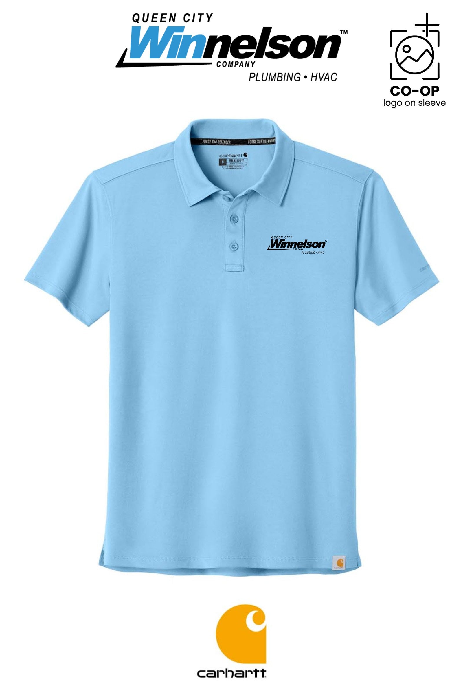Carhartt Force® Sun Defender™ Polo - Queen City Winnelson