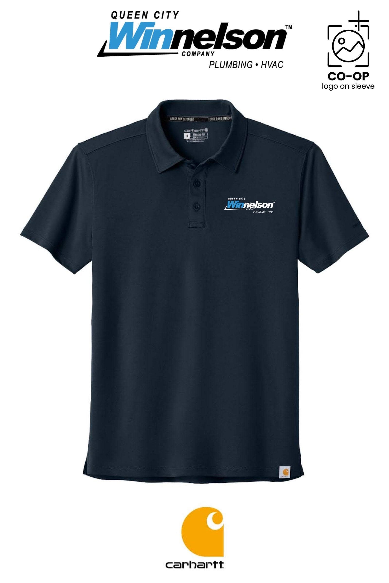 Carhartt Force® Sun Defender™ Polo - Queen City Winnelson