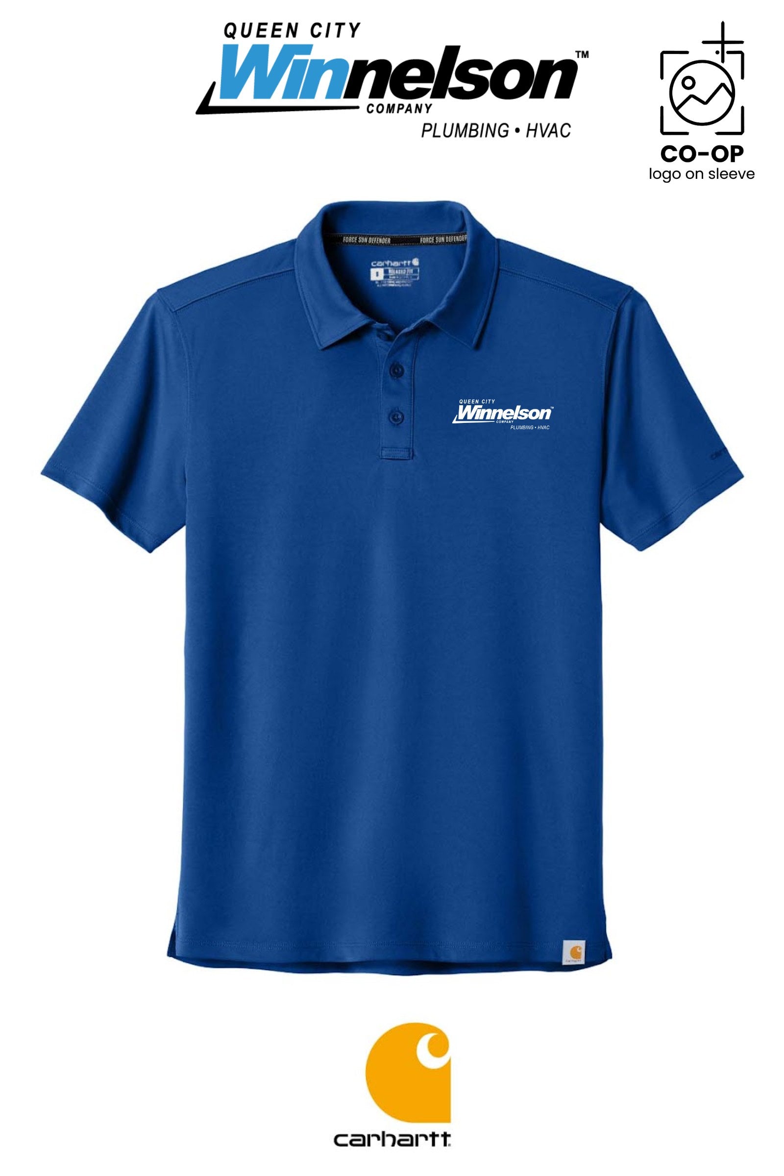 Carhartt Force® Sun Defender™ Polo - Queen City Winnelson
