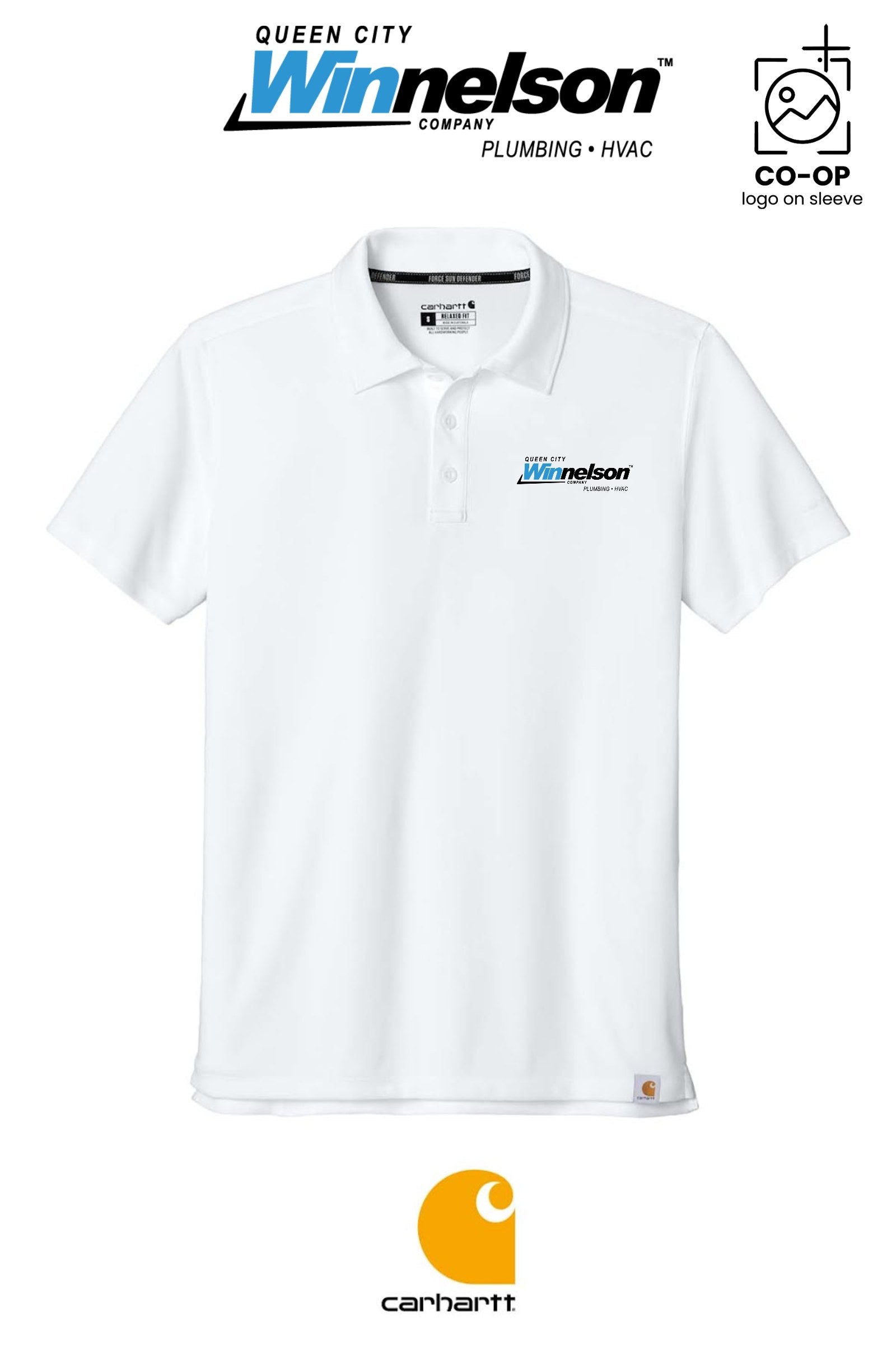 Carhartt Force® Sun Defender™ Polo - Queen City Winnelson